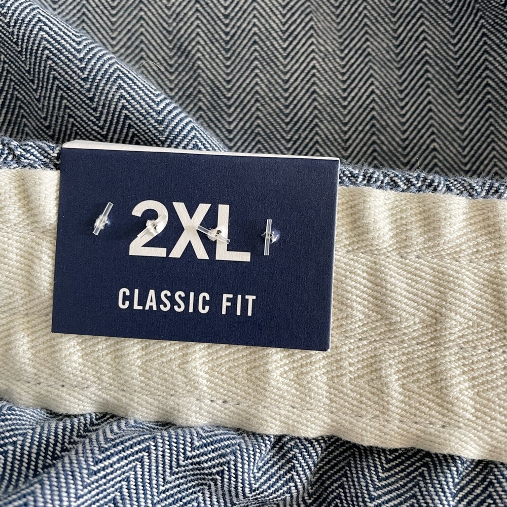 Nautica Mens Textured Pull-On Boardwalk Classic Fit Shorts Blue Size 2XL - Picture 5 of 7